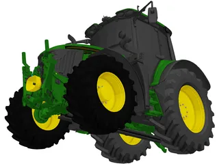 John Deere 6M Series 3D Model preview