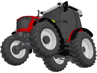 Massey Ferguson MF 3700 AL 3D Model preview