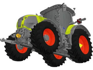 CLAAS Axion 870-800 3D Model preview