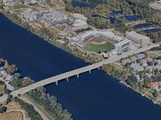 Augusta City, GA, USA (2023) 3D Model preview