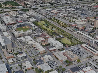 Birmingham City, AL, USA (2023) 3D Model preview
