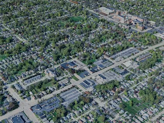 Green Bay City, WI, USA (2024) 3D Model preview