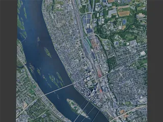 Harrisburg City, PA, USA (2024) 3D Model preview