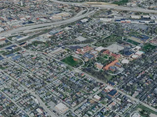 Indianapolis City, IN, USA (2024) 3D Model preview