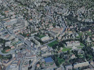 Lausanne City, Switzerland (2024) 3D Model preview