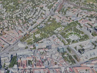 Bratislava City, Slovakia (2023) 3D Model preview