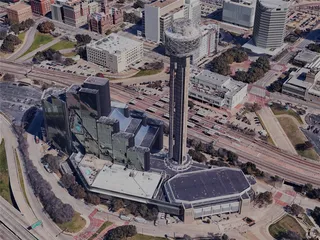 Dallas City, TX, USA (2024) 3D Model preview