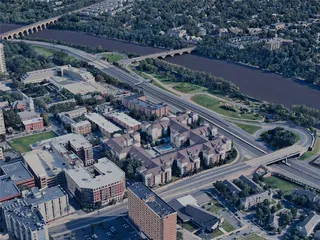New Brunswick City, NJ, USA (2023) 3D Model preview