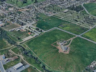 Porterville City, CA, USA (2023) 3D Model preview