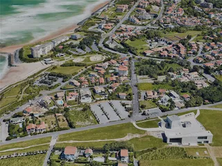 Biarritz City, France (2023) 3D Model preview