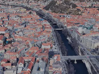Graz City, Austria (2022) 3D Model preview