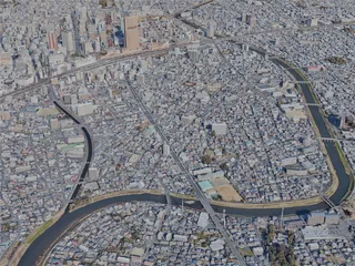 Hamamatsu City, Japan (2024) 3D Model preview