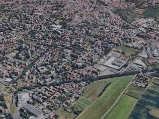 Monza City, Italy (2023) 3D Model preview