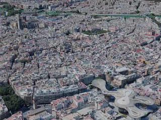Seville City, Spain (2023) 3D Model preview