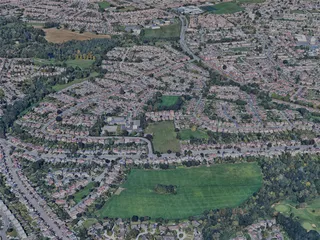 Swindon City, UK (2023) 3D Model preview