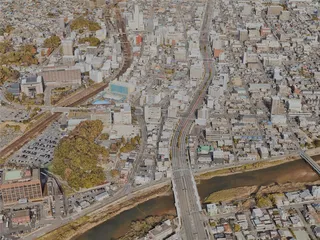 Tsu City, Japan (2023) 3D Model preview
