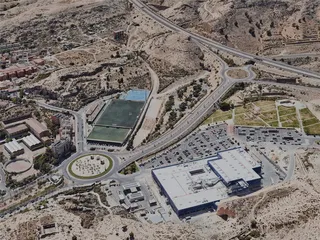 Almeria City, Spain (2023) 3D Model preview