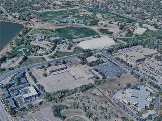 Colorado Springs City, USA (2024) 3D Model preview
