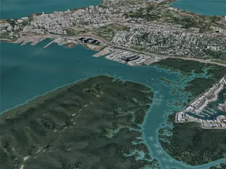 Darwin City, Australia (2022) 3D Model preview