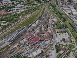 Dijon City, France (2022) 3D Model preview