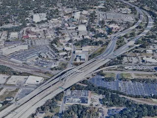 Jacksonville City, USA (2024) 3D Model preview