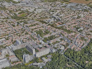 La Rochelle City, France (2022) 3D Model preview