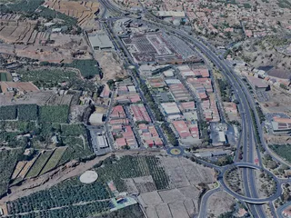 Puerto de la Cruz City, Spain (2024) 3D Model preview