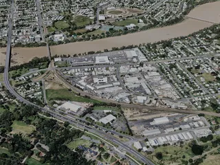 Rockhampton City, Australia (2022) 3D Model preview