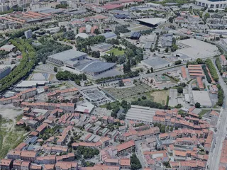 Saint-Etienne City, France (2022) 3D Model preview