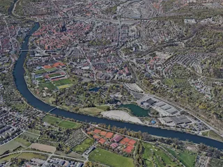 Ulm City, Germany (2022) 3D Model preview