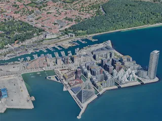Aarhus City, Denmark (2023) 3D Model preview