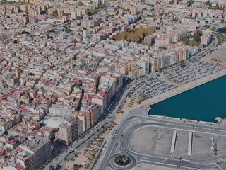 Algeciras City, Spain (2023) 3D Model preview