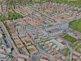 Malmo City, Sweden (2023) 3D Model preview