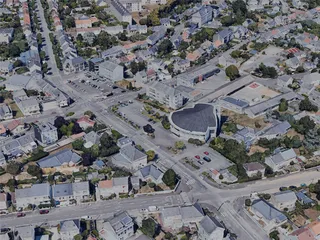 Saint-Nazaire City, France (2023) 3D Model preview