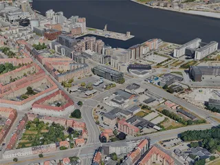 Aalborg City, Denmark (2023) 3D Model preview