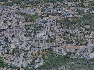 Ajaccio City, France (2023) 3D Model preview