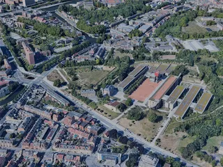 Amiens City, France (2022) 3D Model preview