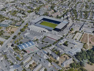 Angers City, France (2022) 3D Model preview