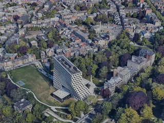 Antwerp City, Belgium (2022) 3D Model preview