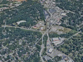 Greensboro City, USA (2023) 3D Model preview