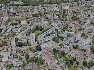 Limoges City, France (2022) 3D Model preview