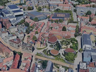 Odense City, Denmark (2023) 3D Model preview