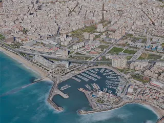 Palma City, Spain (2023) 3D Model preview