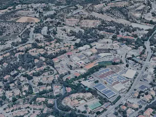 Saint-Raphael City, France (2023) 3D Model preview