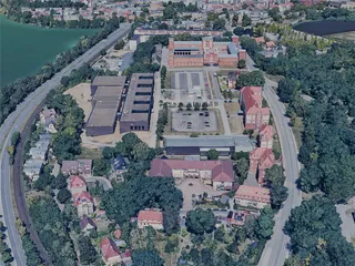Schwerin City, Germany (2023) 3D Model preview