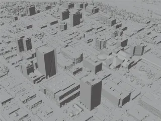 Anchorage City, AK, USA (2022) 3D Model preview