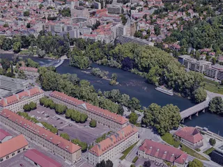 Besancon City, France (2022) 3D Model preview