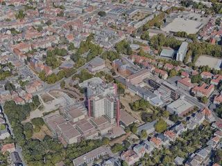 Bielefeld City, Germany (2023) 3D Model preview