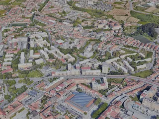 Braga City, Portugal (2022) 3D Model preview