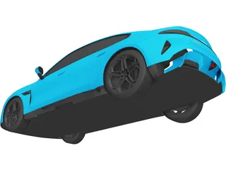 Xiaomi SU7 3D Model preview